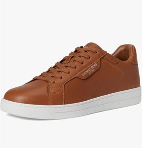 MICHAEL Michael Kors Men's Keating Lace Up in Luggage Brown, 9.5